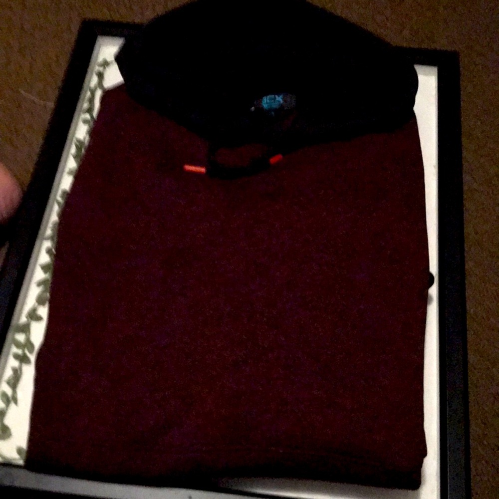 $Beautiful hoodie for men burgundy and black